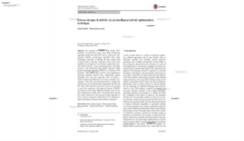 Inverse design of airfoils via an intelligent hybrid optimization technique